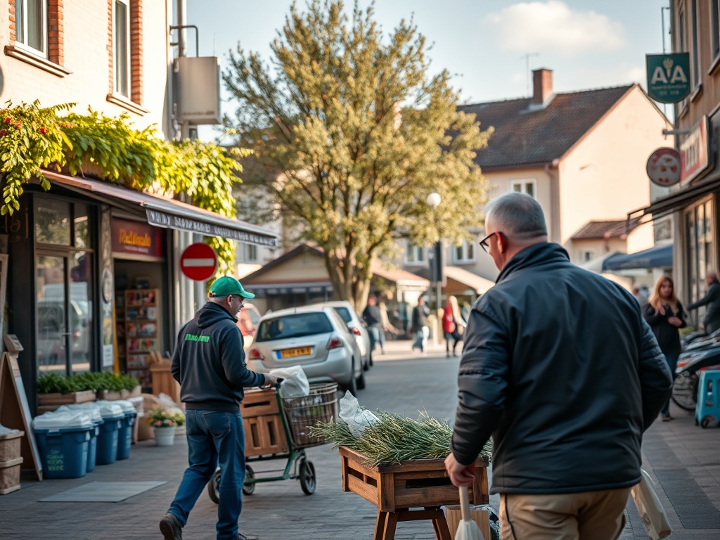 Nowoczesne urządzenie One Box Allegro – punkt odbioru przesyłek dostępny 24/7 w Chojnowie, symbol rozwoju logistyki i nowych miejsc pracy w mieście